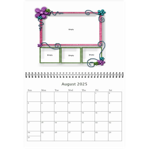 2025 Future Blessed Always Calender By Amarie Aug 2025