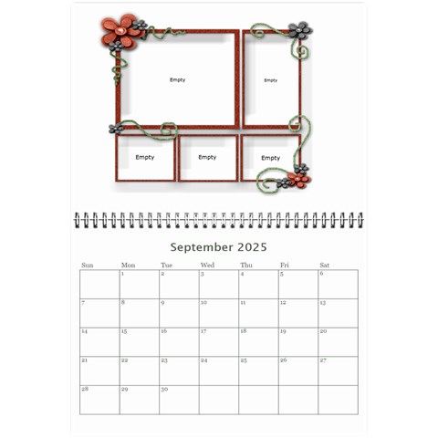 2025 Future Blessed Always Calender By Amarie Sep 2025