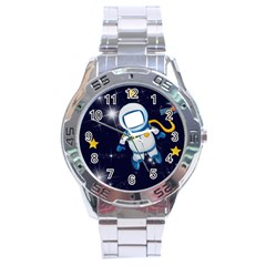 Rocket Man Analogue Steel Watch
