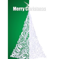 Red and Green Christmas Card 5(5x7) - Greeting Card 5  x 7 