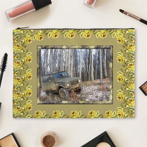A Little Country (xl) Cosmetic Bag By Deborah Front