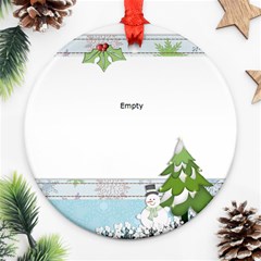 ornament - winter/christmas 2 - Ornament (Round)