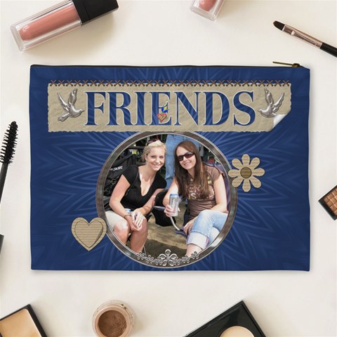 Friends Xl Cosmetic Bag By Lil Back