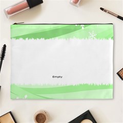 green torn cosmetic bag XL - Cosmetic Bag (XL)