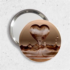Heart Drop Mirror - 2.25  Handbag Mirror