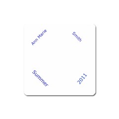Snowflake Square Magnet