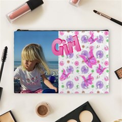 Butterfly girl (Large) Cosmetic Bag - Cosmetic Bag (Large) Butterfly girl (Large) Cosmetic Bag - Cosmetic Bag (Large)
