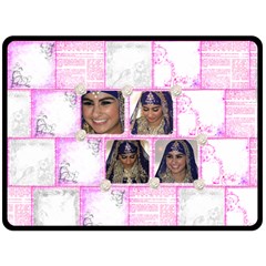 Pinkadink Patchwork Extra Large Fleece Blanket