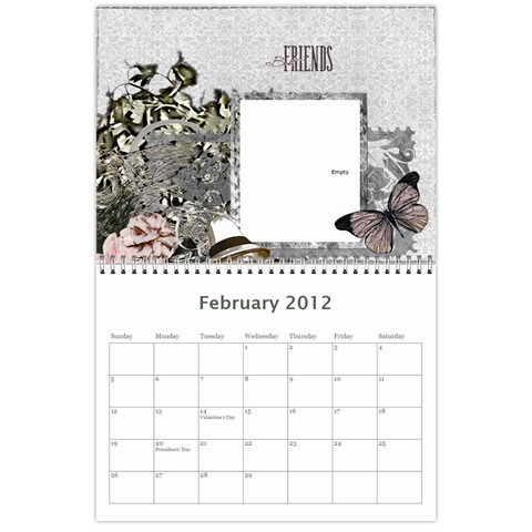 Calendar 2012 By Marion Gates Feb 2012