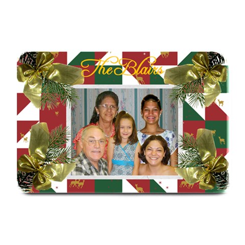 Family Plate Mat By Kim Blair 18 x12  Plate Mat