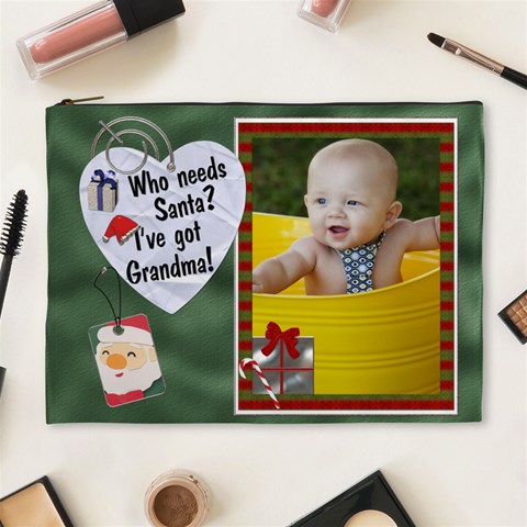 Grandmas Xl Cosmetic Bag By Lil Front