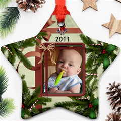 2011  Christmas Ornament - Star Ornament (Two Sides)