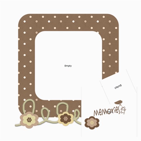 6 Preppy Choco 8x8 Scrapbook Pages By Happylemon 8 x8  Scrapbook Page - 4