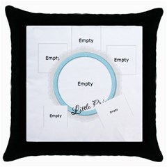 Little Prince Throw Pillow Case (5 styles) - Throw Pillow Case (Black)
