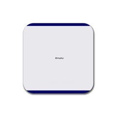 Crown Princess coaster - Rubber Coaster (Square)