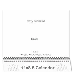 kowallis - Wall Calendar 11  x 8.5  (18 Months)