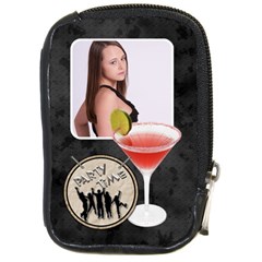 Party Time Compact Camera Leather Case Party Time Compact Camera Leather Case
