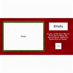 2011 Short xmas card - version 2 - 4  x 8  Photo Cards