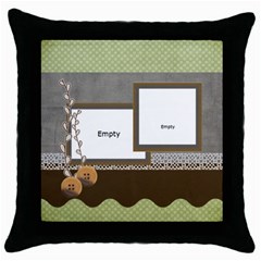 mhelan3 - Throw Pillow Case (Black)