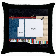 mhelan5 - Throw Pillow Case (Black)