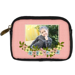 Digital Camera Leather Case : Garden of Flowers Digital Camera Leather Case : Garden of Flowers