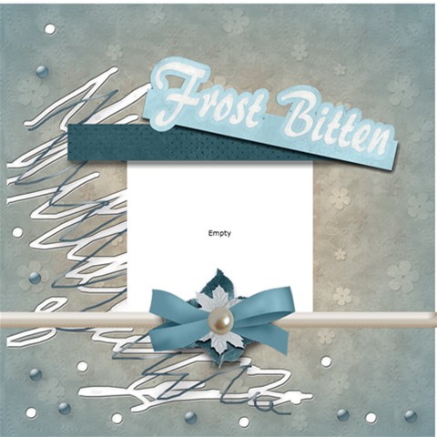 Frost Bitten 12x12 Scrapbook Page By Amarie 12 x12  Scrapbook Page - 1