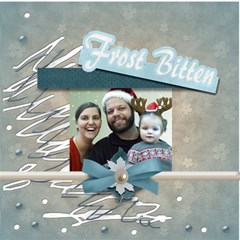 Frost Bitten 12x12 ScrapBook Page - ScrapBook Page 12 x 12 Frost Bitten 12x12 ScrapBook Page - ScrapBook Page 12 x 12