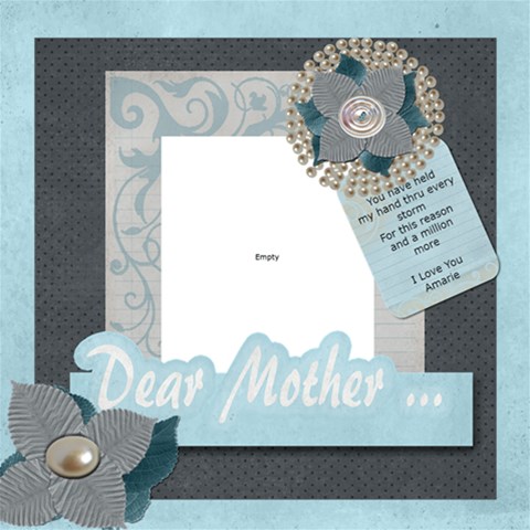 Frost Bitten Scrap Book Pages By Amarie 12 x12  Scrapbook Page - 6