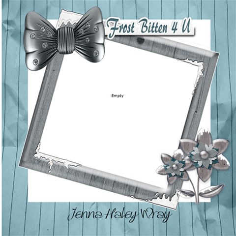 Frost Bitten Scrap Book Pages By Amarie 12 x12  Scrapbook Page - 8