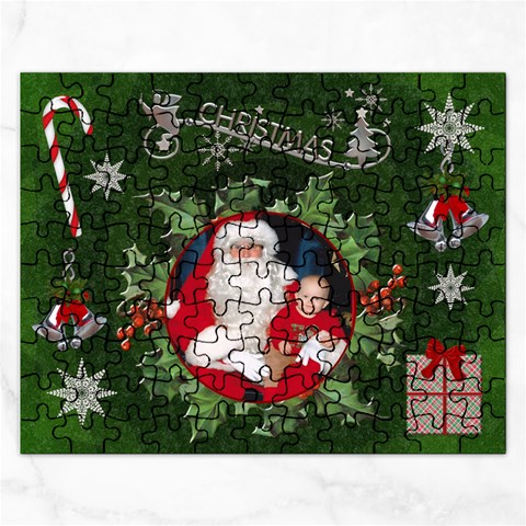 Christmas Rectangle Jigsaw Puzzle By Lil Front