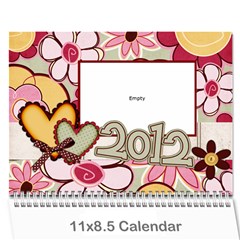2012cal - Wall Calendar 11  x 8.5  (12-Months)