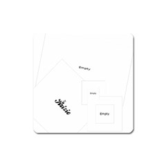 Krizie Peach Magnet Square