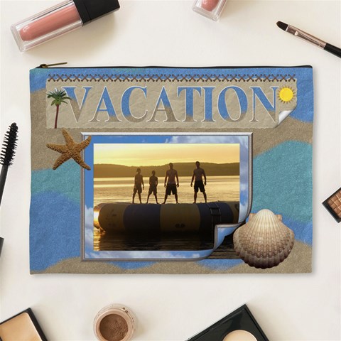 Vacation Xl Cosmetic Bag By Lil Front