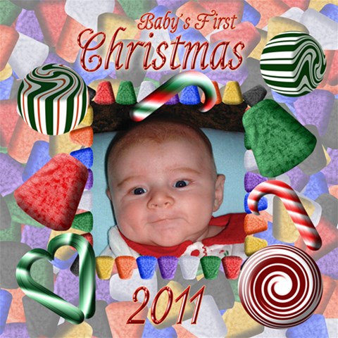 Baby s First Christmas 2011 12x12 By Chere s Creations 12 x12  Scrapbook Page - 1