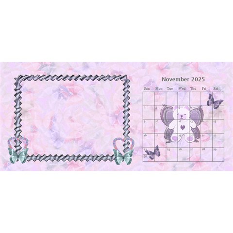 2025 Flutter Bear Desk Top Calendar By Claire Mcallen Nov 2025