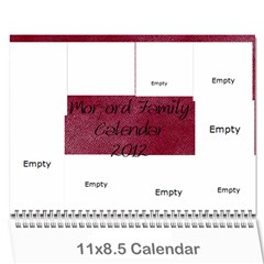 Calendar - Wall Calendar 11  x 8.5  (12-Months)