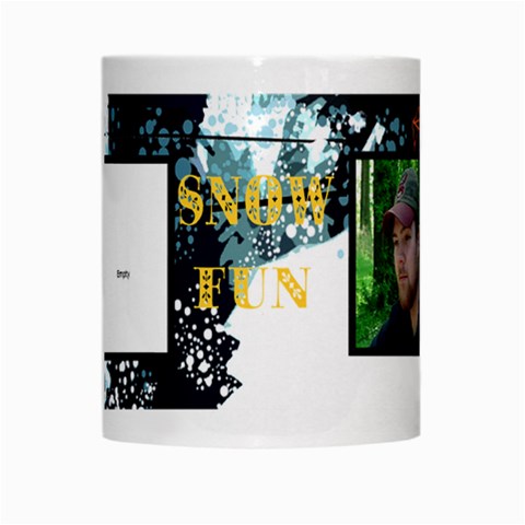 Skiing Mug By Kim Blair Center