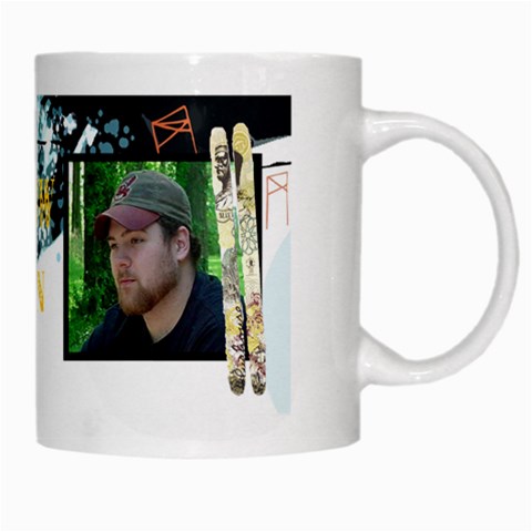 Skiing Mug By Kim Blair Right