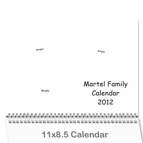 Martel 2012 Calendar By Canadianfolk Cover