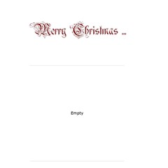 Mr&Mrs Claus Christmas Card 5x7 - Greeting Card 5  x 7 