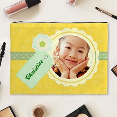 Happy Yellow Cosmetic Bag XL - Cosmetic Bag (XL)