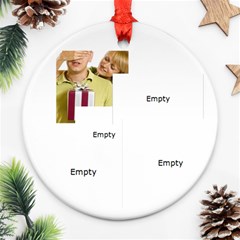 xmas - Round Ornament (Two Sides) xmas - Round Ornament (Two Sides)