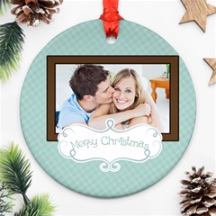 christmas - Round Ornament (Two Sides) christmas - Round Ornament (Two Sides)