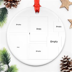 christmas - Round Ornament (Two Sides) christmas - Round Ornament (Two Sides)