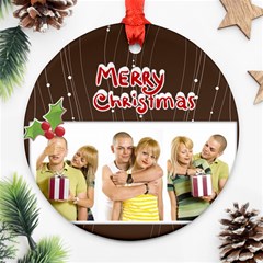 christmas - Round Ornament (Two Sides) christmas - Round Ornament (Two Sides)