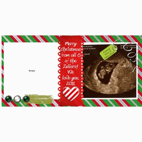 2011 Christmas Card By Aliciazeller 8 x4  Photo Card - 5