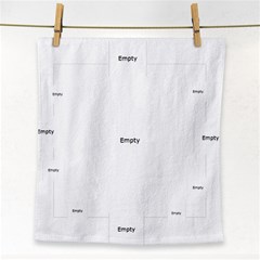 Floral Frame Face Towel