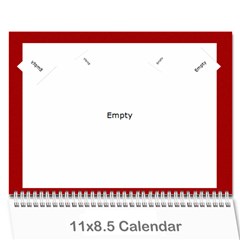 Jenni s Calendar 2012 2nd option - Wall Calendar 11  x 8.5  (12-Months)