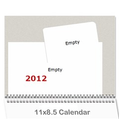 AMANDA CALANDAR 2012 - Wall Calendar 11  x 8.5  (12-Months)