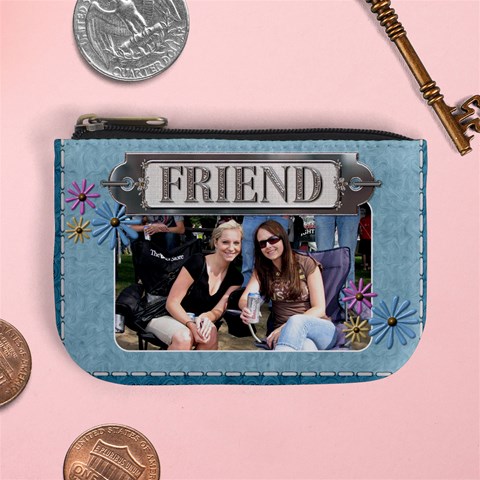 Friend Mini Coin Purse By Lil Front